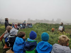 Karottenernte der ersten Klassen im Oktober 2025